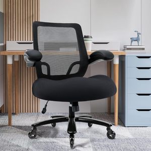 Silla de Oficina Ergonómica de Malla con Respaldo Alto, Reposabrazos Ajustables y Capacidad de 500 Libras, Silla Giratoria para Oficina en Casa - Product Image 6