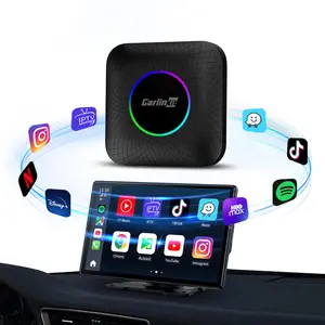 CarPlay Dongl אנדרואיד 13 QCM6225 אלחוטי אנדרואיד אוטומטי לרכב משחק 64GB FOTA שדרוג SIM TF Ai Box עבור יוטיוב נטלפליקס