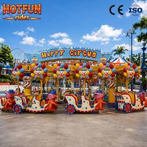 Atracción de circo popular y divertida: El payaso vuela, paseo familiar para niños, para parques de atracciones al aire libre y ferias. - Product Image 1
