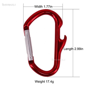 <span class=keywords><strong>Carabinas</strong></span> de aleación de aluminio ligeras Baichaoli 8 D con abrebotellas para uso minero - Product Image 3