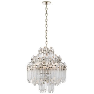 Lustre en cristal vintage <span class=keywords><strong>Adele</strong></span>, style moderne minimaliste de luxe léger pour villa duplex, salon/salle à manger - Product Image 4