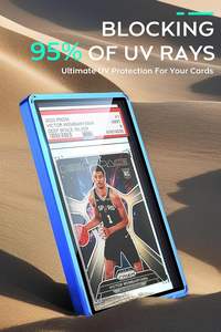 Nouvelle boîte de présentation pour cartes de collection avec cadre en aluminium, protection UV et verre trempé pour cartes sportives - Product Image 4