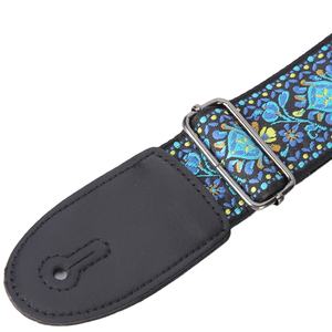Estilo étnico Ensanchado Poliéster Impreso Folk Guitar Strap Reino Unido Venta al por mayor Guitar Belt Shoulder Strap - Product Image 3