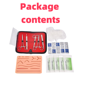 Kit <span class=keywords><strong>de</strong></span> instrumentos <span class=keywords><strong>de</strong></span> <span class=keywords><strong>sutura</strong></span> roscada <span class=keywords><strong>de</strong></span> piel simulada <span class=keywords><strong>de</strong></span> silicona para entrenamiento quirúrgico <span class=keywords><strong>de</strong></span> estudiantes <span class=keywords><strong>de</strong></span> medicina incluye agujas y agujas - Product Image 5
