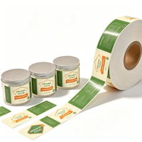 Etiqueta Adhesiva de Vinilo PET Ecológica, Duradera, Impermeable, con Formas Personalizadas, Resistente a los Rayos UV, Holográfica Permanente