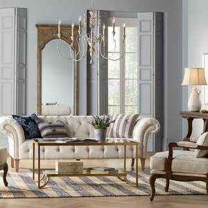 Abbellisci il tuo spazio con questo lampadario <span class=keywords><strong>Salento</strong></span> senza tempo, con curve in ferro battuto di ispirazione Vintage e morbidi accenti floreali - Product Image 2