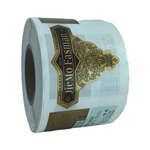 Autocollants d'étiquette de vin en papier texturé de luxe privé auto-adhésif personnalisé en gros - Product Image 2