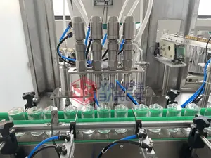 Linha de produção automática de perfume YB-PX4 Máquina de enchimento de perfume Máquina de enchimento e tampagem de perfume