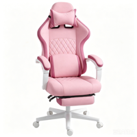 Chaise de jeu ergonomique Silla Gamer, chaise de bureau et de jeu robuste avec repose-pieds, vente en gros