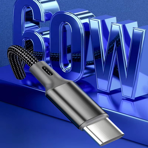 Câble USB C 1M/1.5m/2M en nylon tressé PD60W 100W Charge rapide Type C vers C pour Samsung pour iPhone 16 15 Transfert de données haute vitesse - Product Image 3