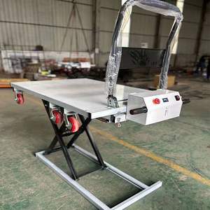 Taşınabilir hidrolik paletli makaslı kaldırma 0.9m tekerlekli mobil elektrikli kamyon monte AC kaldırma platformu inşaat işleri - Product Image 4