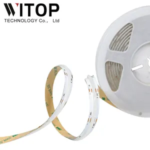 Yeni Cob RgbCW Led şerit 840Leds/M 24V IP20 su geçirmez esnek RgbCCT tam renkli Led şerit işık 12V