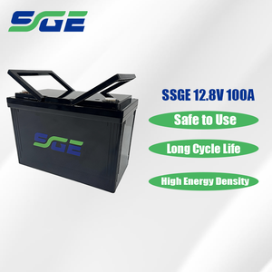 Batterie de véhicule haute puissance en gros, conception étanche 12,8 V 100 Ah, faible résistance interne pour voiturette de golf - Product Image 2
