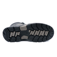 Chaussures de sécurité mi-montantes MaxiTough Factory antistatiques en cuir, résistantes à l'électricité, avec embout composite, pour homme et femme, pour le travail en forêt