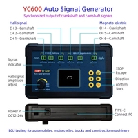 Kit de test ECU moteur YC600 PD60+ MN300, générateur de signal CKP CMP, simulateur d'injecteur de carburant pour diagnostic
