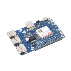 Waveshare Cat-1/GNSS HAT pour Raspberry Pi, basé sur le module SIM7670G, prend en charge le LTE 4G Cat-1 multibandes mondial, positionnement GNSS - Product Image 1