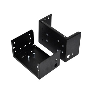 Pantalla de lámpara minimalista de metal negro, fabricada por procesamiento giratorio, soldadura de iluminación y fabricación de chapa metálica, con espesor personalizado XBM - Product Image 1