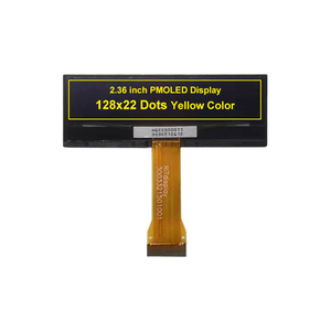 2.36 inch 128*<span class=keywords><strong>22</strong></span> Mono OLED hiển thị 2.36 inch hổ phách màu vàng PMOLED Màn hình <span class=keywords><strong>LCD</strong></span> module ssd1305 24Pin FPC nhiệt độ rộng - Product Image 1
