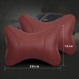 Coussin de nuque pour appuie-tête de voiture, coussin de siège universel toutes saisons pour intérieur de voiture, coussin cervical pour voiture, coussin de voiture en cuir PU Denny - Product Image 5