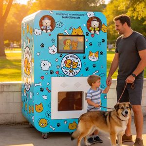 Lavadora de Autoservicio <span class=keywords><strong>para</strong></span> <span class=keywords><strong>Perros</strong></span>, Comercial, <span class=keywords><strong>para</strong></span> Exteriores, de Acero Inoxidable, con Pantalla Táctil, Gestión Basada en la Nube, 24 Horas - Product Image 1