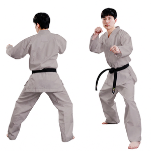 ราคาขายส่ง คุณภาพสูง ชุดยูนิฟอร์มเทควันโด ITF Samurai Dobok สำหรับการแข่งขันระดับมืออาชีพ ผลิตจากวัสดุ P/C แบบริบบ์ ทนทาน - Product Image 6