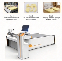 Máquina de Corte Oscilante CNC para EPE, Cartón, Cartulina, Espuma, Esponja, Papel de Nido de Abeja