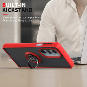 Funda de teléfono Tpu Pc 2 en 1 a prueba de golpes para <span class=keywords><strong>Moto</strong></span> <span class=keywords><strong>Edge</strong></span> X30 <span class=keywords><strong>30Pro</strong></span>, soporte de anillo de dedo de Metal magnético para coche, funda trasera para <span class=keywords><strong>Moto</strong></span> X30 Plus - Product Image 6