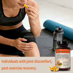 ओएम/ओडम कार्बनिक करक्यूमिन कैप्सूल हल्दी जड़ निकालने का खाद्य पूरक संयुक्त स्वास्थ्य का समर्थन करता है - Product Image 6