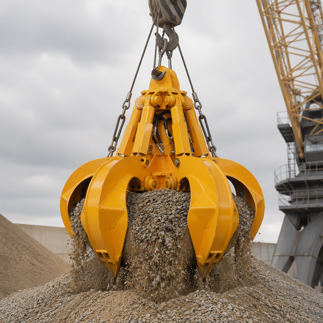 HNTIWIN Hydraulic Rotating Wireless Remote Control Grapple Grab Bucket 10 Ton 20 Ton 30 Ton 1 Year Warranty for Overhead Crane