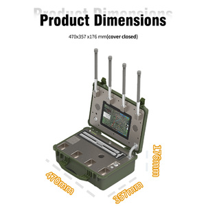 360 độ UAV tín hiệu thiết bị phát hiện với danh sách trắng danh sách đen 900MHz 1.4Ghz 2.4Ghz 5.2Ghz 5.8Ghz Drone hệ thống phát hiện - Product Image 6