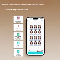 Imprimante photo couleur portable Liene N2 pour sublimation, pour cartes d'identité et usage domestique