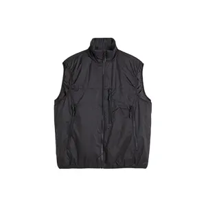 Gilet matelassé personnalisé pour hommes, grand et grand, gilet en duvet de nylon, veste matelassée, gilets, gilet