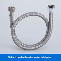 Tuyau flexible en acier inoxydable tressé de style 2025, tuyau ondulé haute pression, tuyau flexible moderne pour toilettes et cuisine