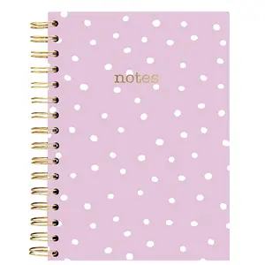 Custom Gold Logo Paper Capa Dura Espiral Notebook Papelaria Escritório A4 A5 Recarregáveis Eco Friendly Journal Diário Day Planner