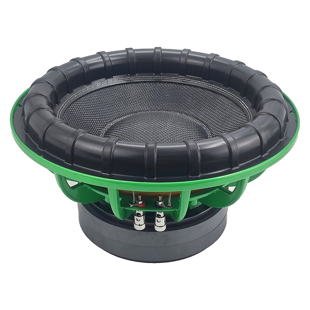 High Quality 12 Inch Full Range Dual Coil Car Subwoofers 250W RMS 12V with PP Cone Rubber 4ohms Impedance