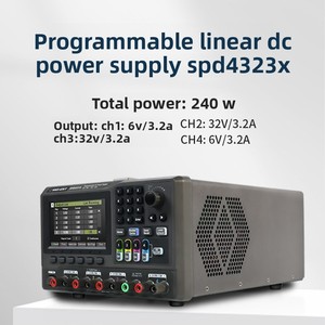 แหล่งจ่ายไฟแบบตั้งโปรแกรมได้แบบเชิงเส้นของซิกเลนท์ SPD4323X/4121/4306 จอแสดงผลห้าหลักความแม่นยำสูงสี่ช่องสัญญาณ - Product Image 6