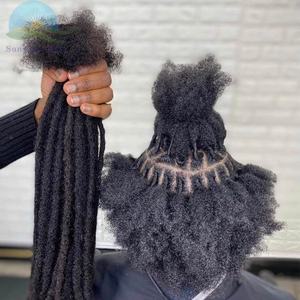 Short Dread <span class=keywords><strong>Locks</strong></span> Extensions de <span class=keywords><strong>cheveux</strong></span> humains Vendeur fait à la main 14 pouces Crochet Faux Locs Dreadlocks Tressage Trame de <span class=keywords><strong>cheveux</strong></span> - Product Image 2