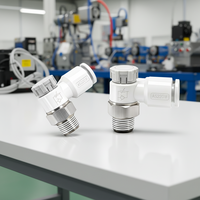 Connecteur pneumatique à encliquetage rapide AS1201F pour tuyau d'air, idéal pour l'équipement d'automatisation