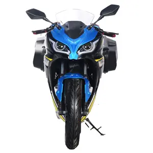 Bien conçu moto électrique RZ haute puissance 5000w moyeu 17 pouces moteur GPS vitesse 120kmh moto électrique avec CEE