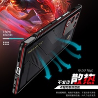 Étui de protection en métal de luxe pour ZTE nubia RedMagic 11 Air 5G, cadre en aluminium + film de protection d'objectif en métal