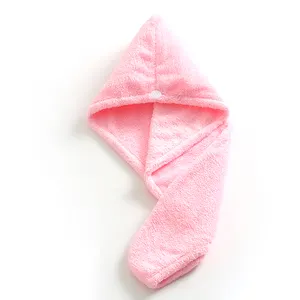 Colorful Microfiber Hair Drying Towels Wet Hair Towel Wrap Turban Quick Dry Twisty Hair Wrap