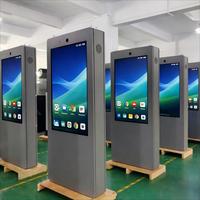 Pantalla de Señalización Digital para Exteriores Resistente al Agua Sinmar, Pantalla Táctil Interactiva de 21.5 - 65 Pulgadas, Tablero de Visualización para Kiosco