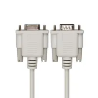 Cable de Extensión Serial RS232 DB9 de 9 Pines, Macho a Hembra, 1.5m 3m 5m 10m, Blanco, OD5.0