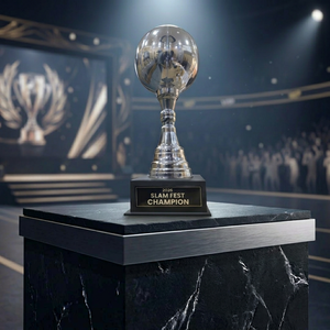 Stainless Steel Sports <b>Trophy</b> <b>Cup</b> Customized Achievement Award Display Durable Premium Quality - Product Image 1