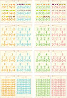 4 pièces/ensemble cahier de traçage magique stylo contrôle formation maternelle effaçable mise au point exercices de formation livres d'éducation précoce