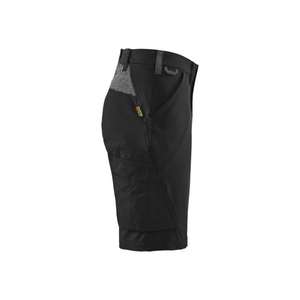 BLAKLADER - 712316459998C32 Women's Service <b>shorts</b> with 4-way <b>stretch</b> Black/Dark grey - EAN 7330509822951 <b>WORK</b> TROUSERS - Product Image 3