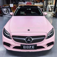 Film de protection de voiture en vinyle rose satiné super mat