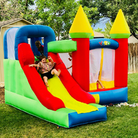 Château gonflable YARD pour enfants, intérieur/extérieur, avec souffleur, capacité 4 personnes, 400 lbs, portable