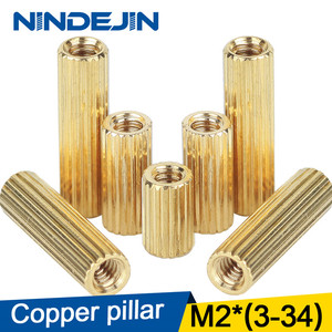 ตัวเว้นระยะแบบมีเกลี<span class=keywords><strong>ย</strong></span>วทองเหลือง M2 แบบกลม พร้อมน็อตยึด - Product Image 2