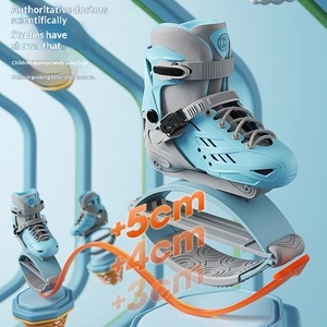 Chaussures de saut élastiques TPUTPUPA pour enfants et adultes, filles et garçons, chaussures de fitness rebondissantes, patinage à roulettes, saut, chaussures kangourou à double usage - Product Image 3